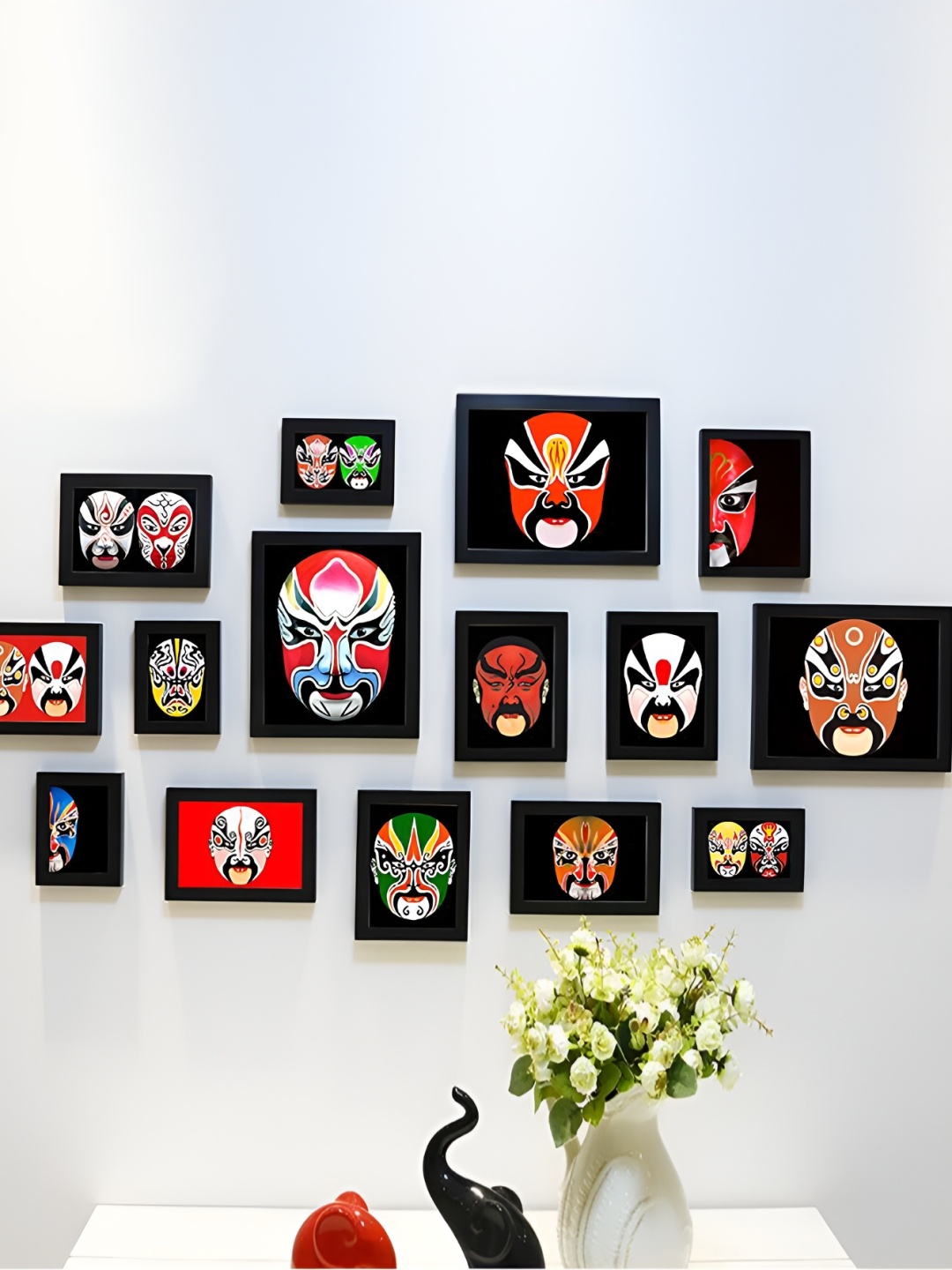 

ArtzFolio Black 15 Pieces Wooden Wall Photo Frames