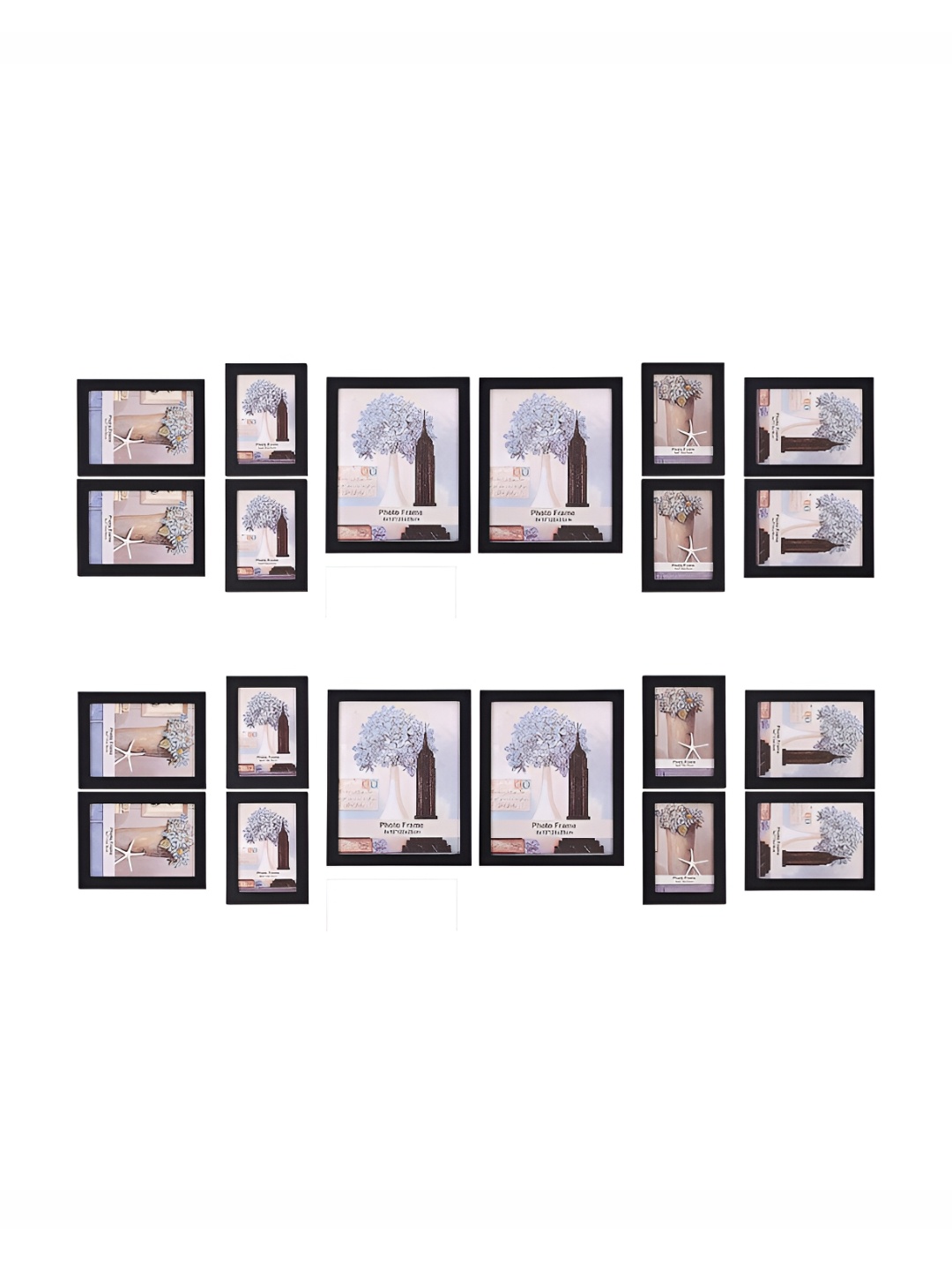 

ArtzFolio Black 20Pcs Wooden Wall Photo Frames