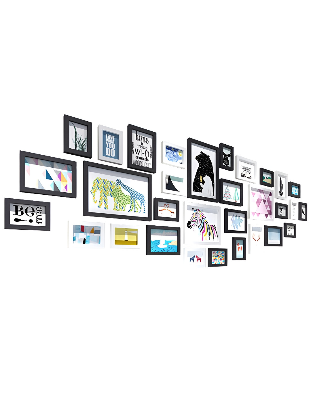 

ArtzFolio Black 31 Pieces Wooden Wall Photo Frames