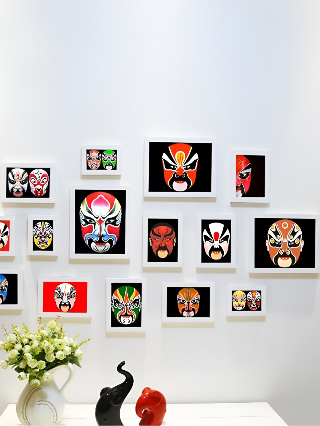 

ArtzFolio White 15 Pcs Wooden Wall Photo Frames