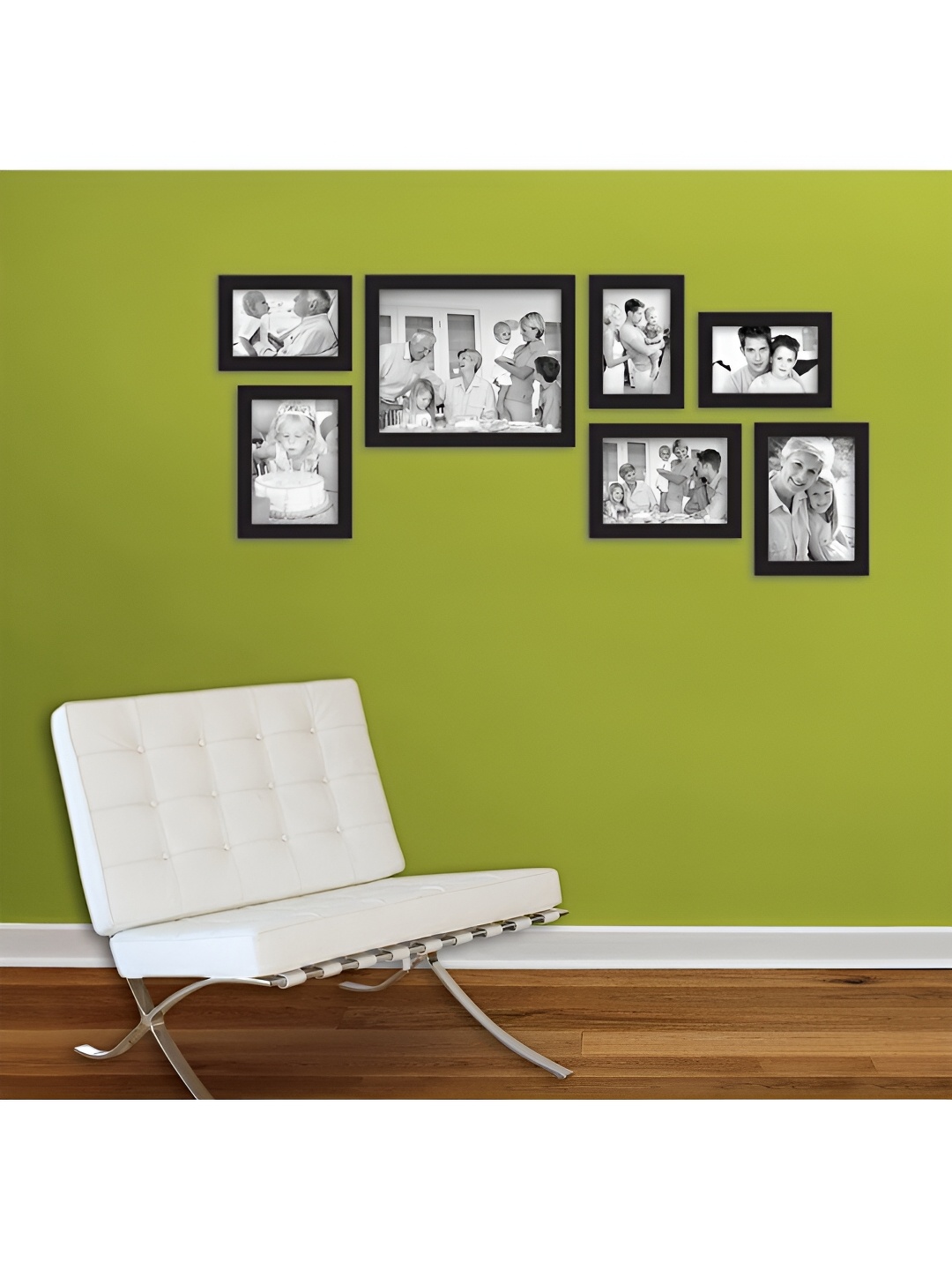 

ArtzFolio Black 7Pcs Wooden Wall Photo Frames