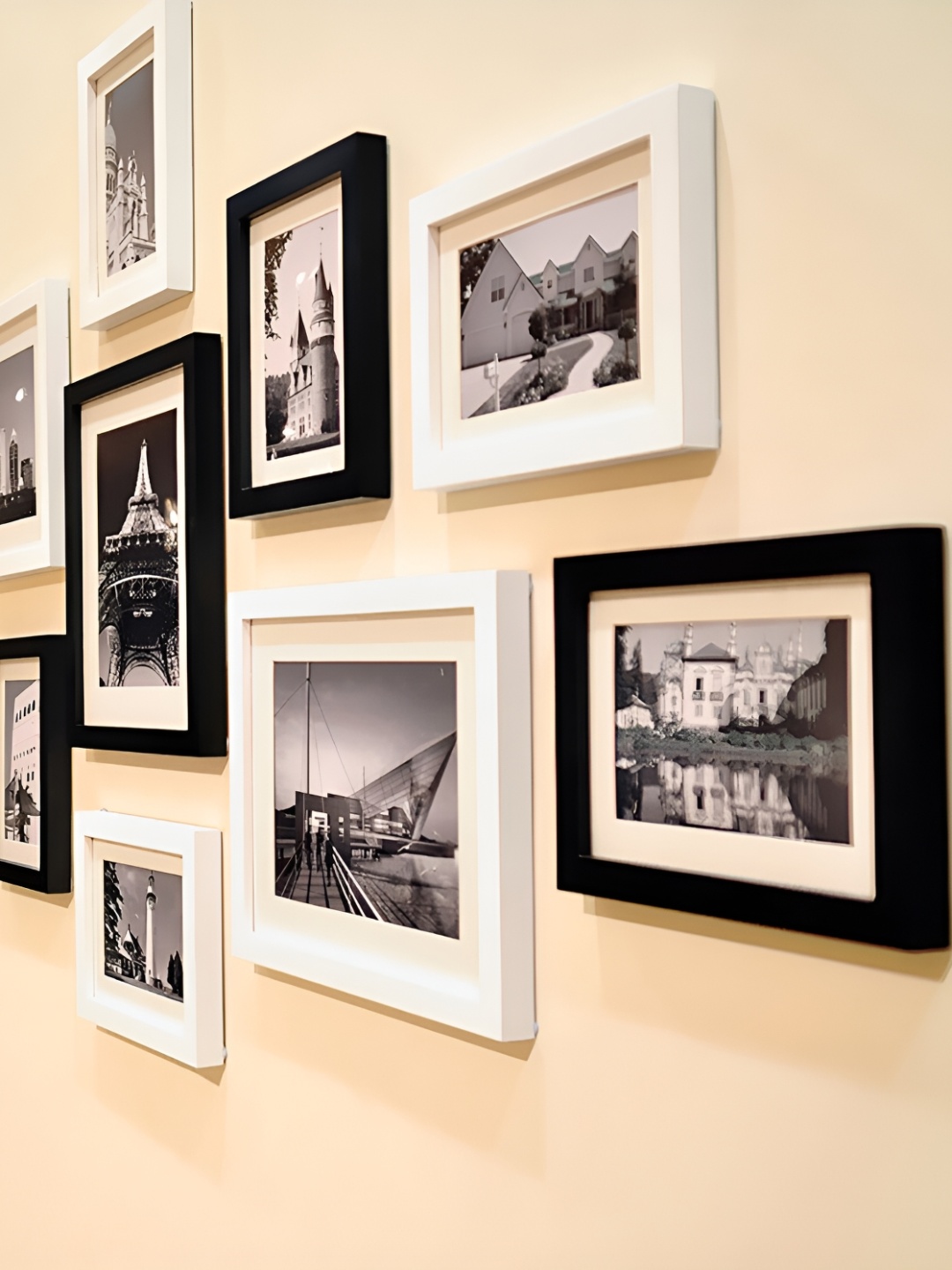 

ArtzFolio White & Brown11Pcs Wooden Wall Photo Frames