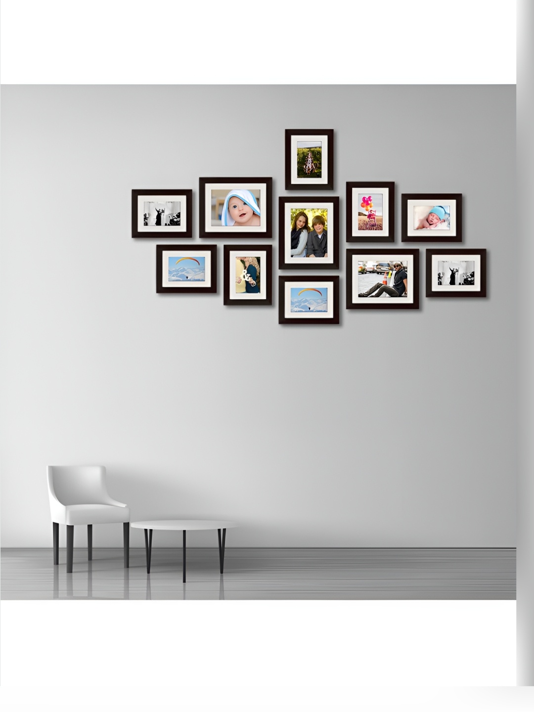 

ArtzFolio Brown 11 Pieces Wooden Wall Photo Frames