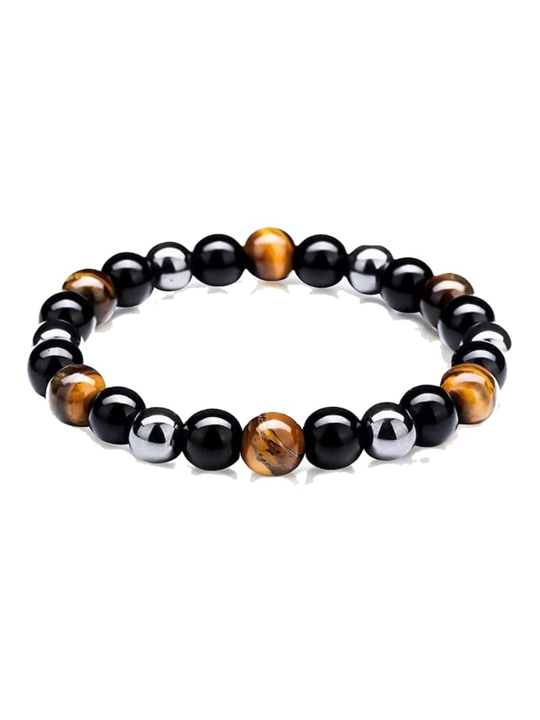 

The Pari Beaded Elasticated Bracelet, Black