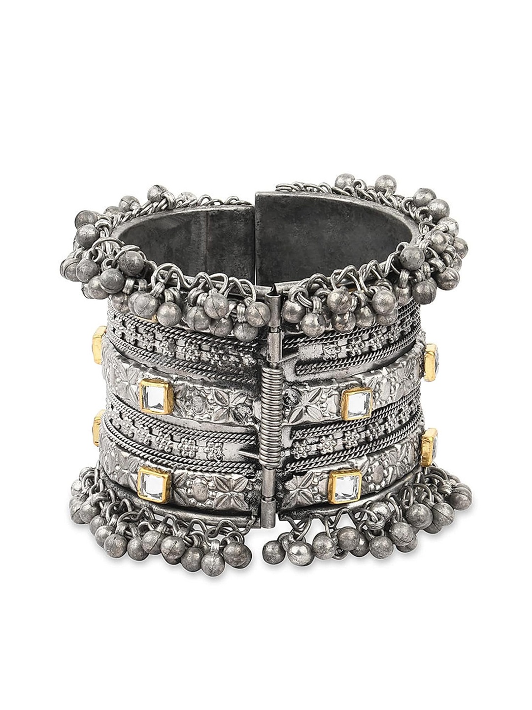 

The Pari Women Silver-Plated Bangle-Style Bracelet