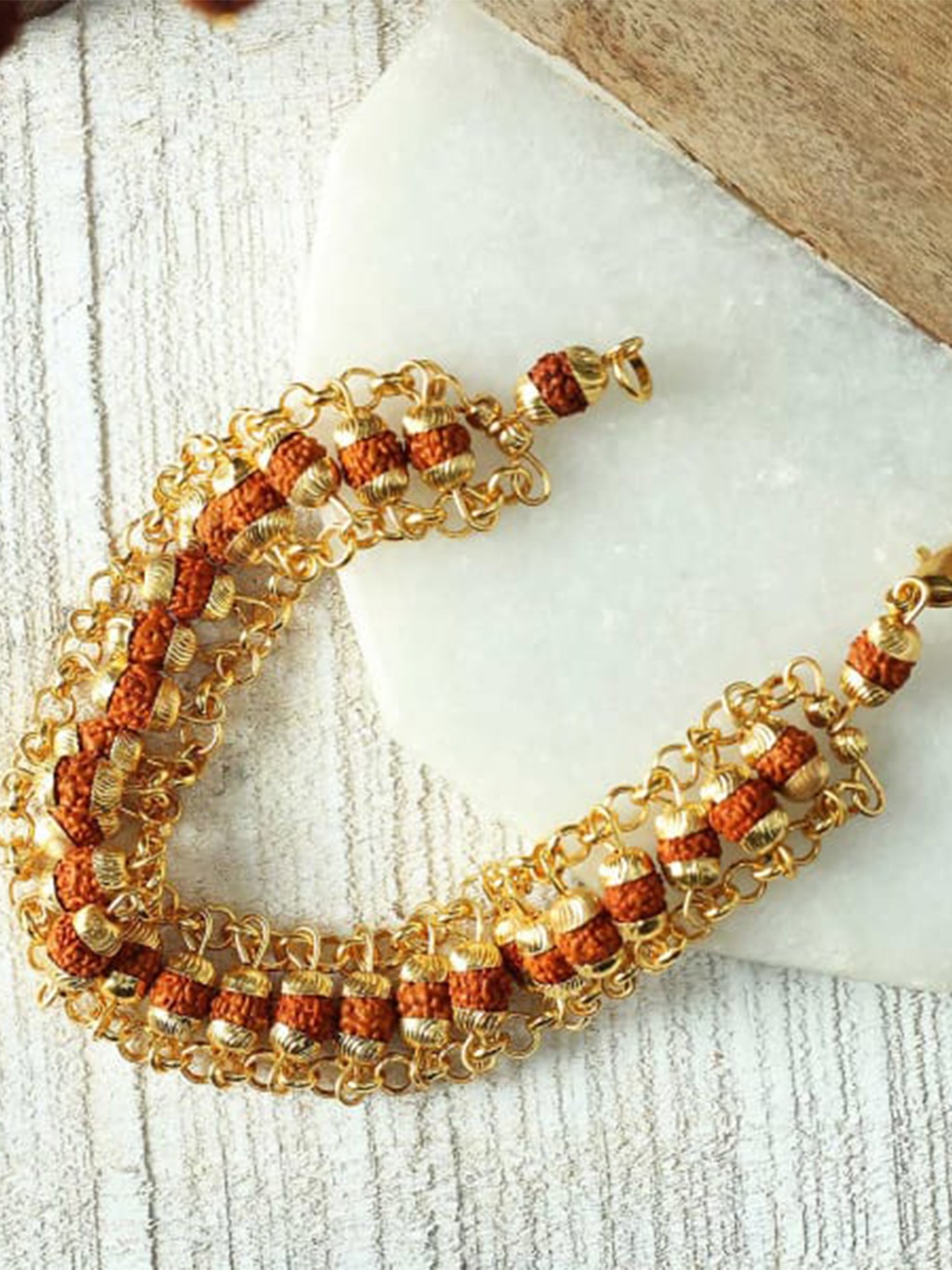 

The Pari Gold-Plated Wraparound Bracelet