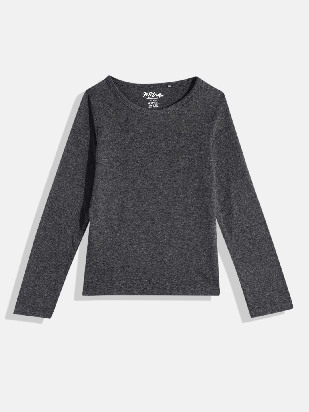 

METRO KIDS COMPANY Boys T-shirt, Charcoal