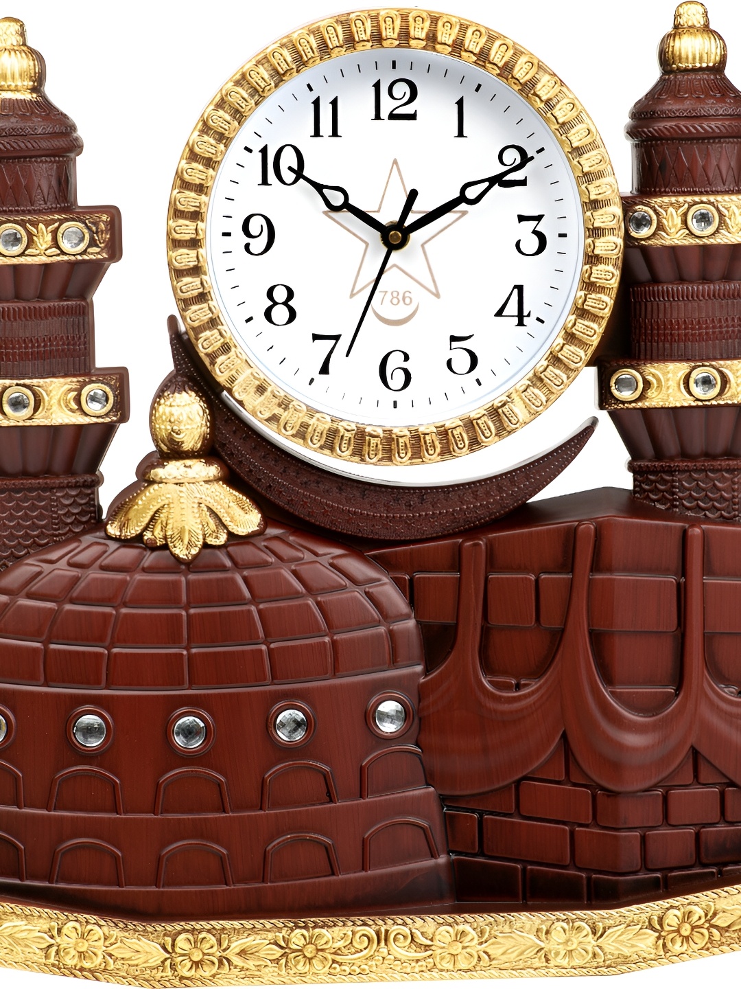 

Attractionz Brown and Black Analogue Contemporary Wall Clock Core