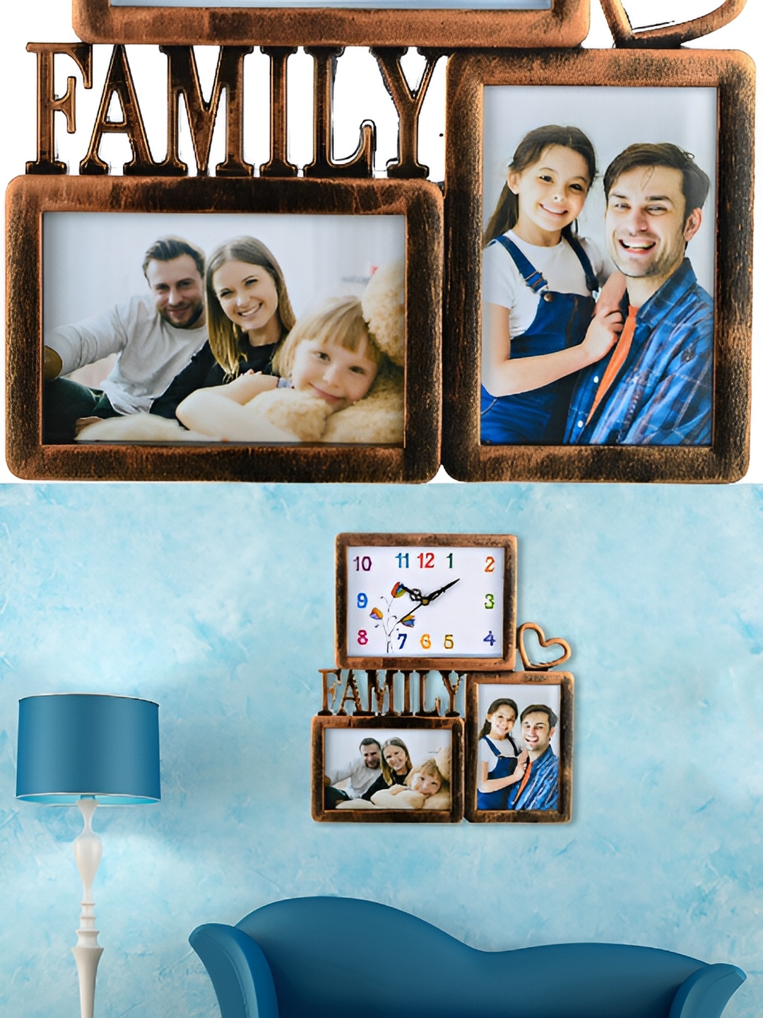 

Attractionz Gold-Toned & Brown Rectangle Shaped Textured Contemporary Wall Clock
