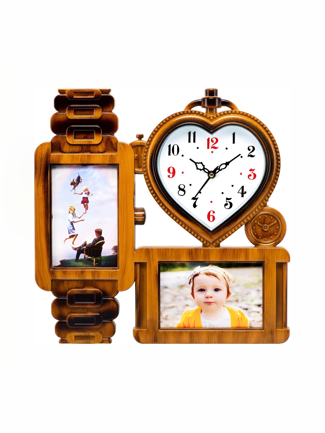 

Attractionz Beige and Black Analogue Contemporary Wall Clock Core