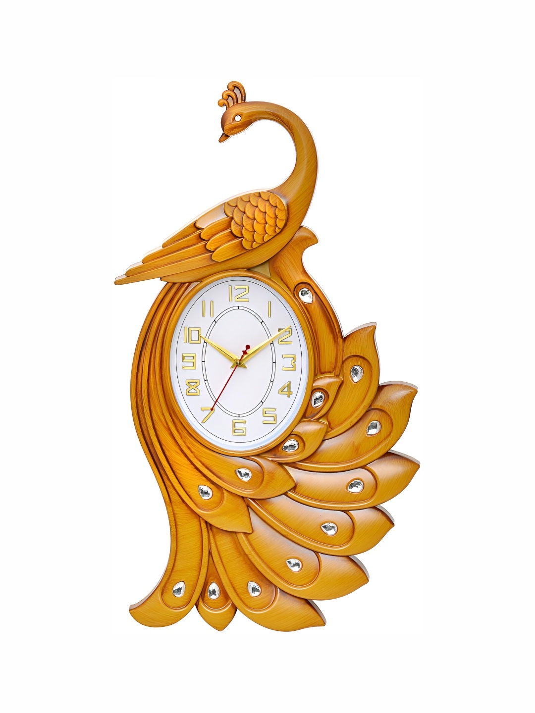 

Attractionz Beige & White Textured Contemporary Wall Clock