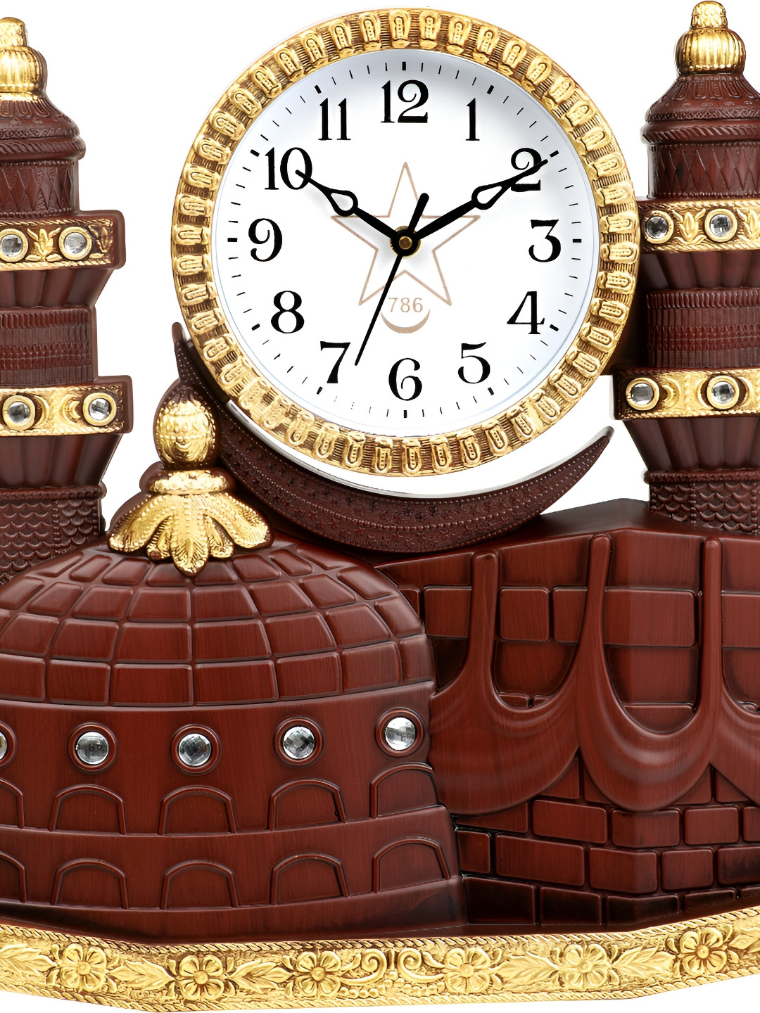 

Attractionz Brown & White Textured Round Analogue Contemporary Clock