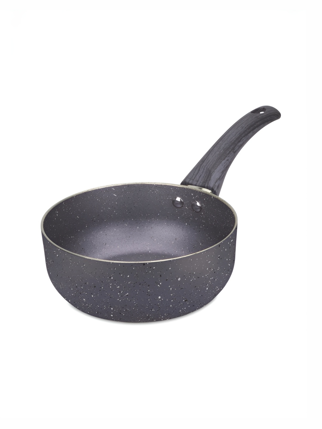 

USHA SHRIRAM Grey Induction Base Non Stick Aluminium Sauce Pan