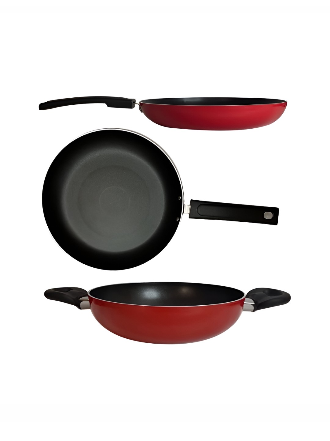 

USHA SHRIRAM Black & Red Aluminium Induction Base Non Stick Tava