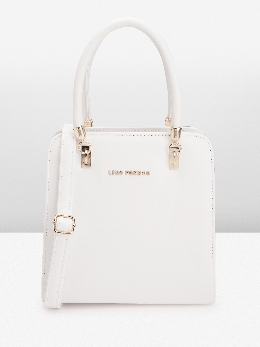 

Lino Perros Structured Handheld Bag, White
