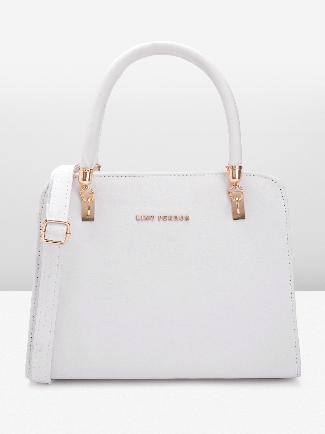 

Lino Perros Structured Handheld Bag, White