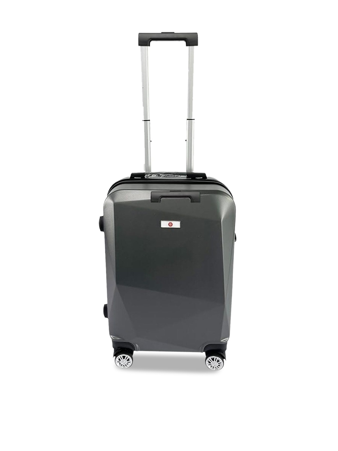 

USHA SHRIRAM Hard-Sided Small Trolley Suitcase, Grey