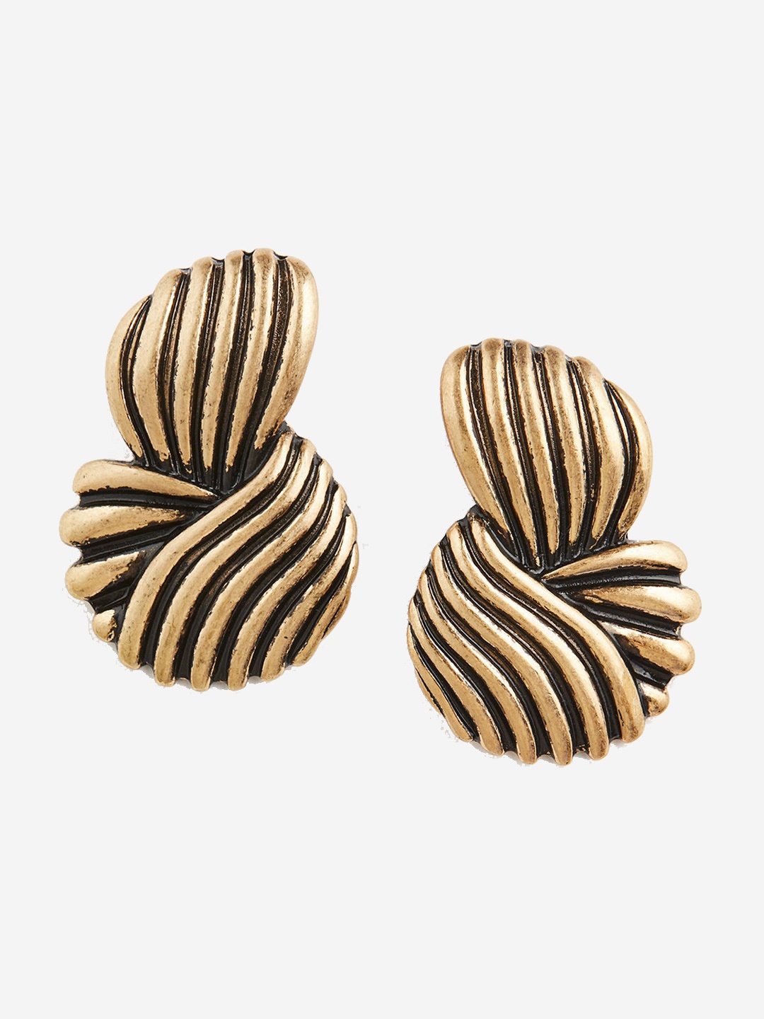 

H&M Metal Asymmetric Earrings, Gold