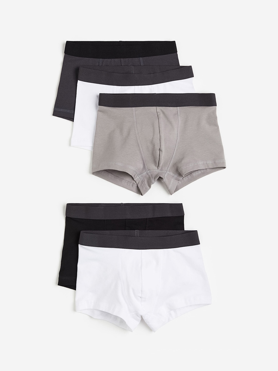 

H&M Boys 5-Pack Boxer Shorts, Black