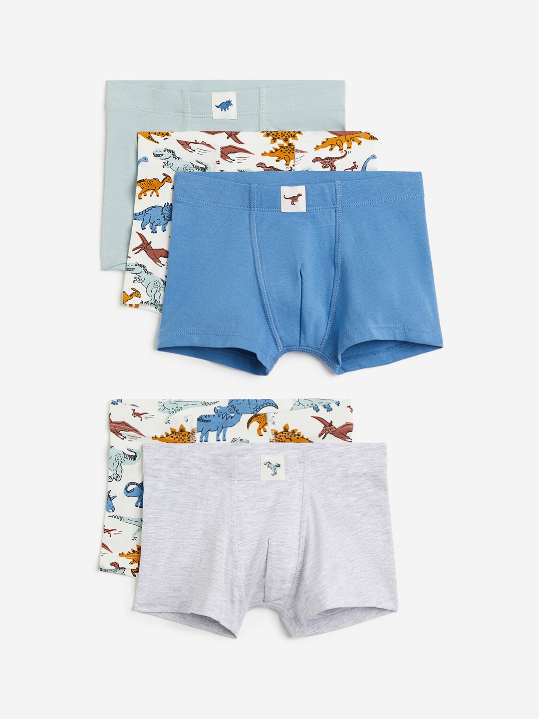 

H&M Boys 5-Pack Boxer Shorts, Blue