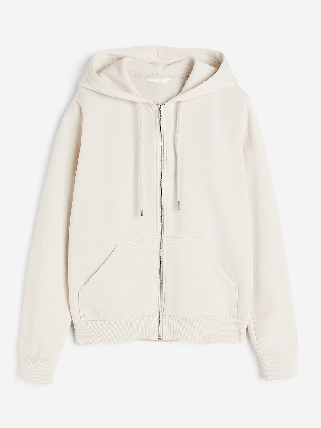 

H&M Women Zip-Through Hoodie, Beige