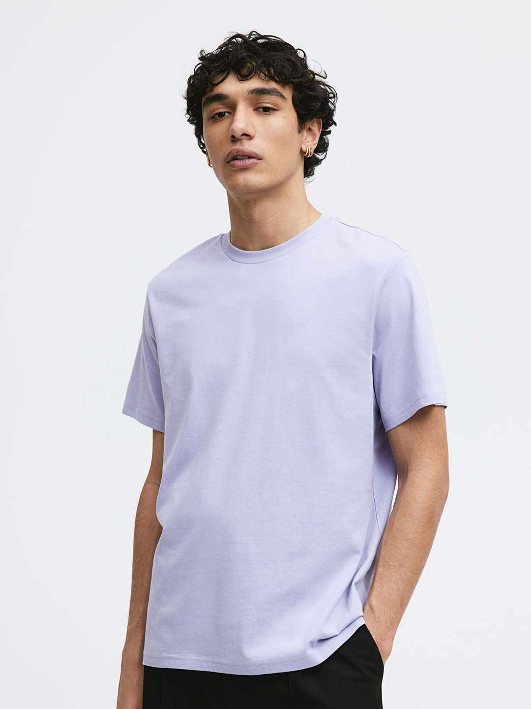 

H&M Regular Fit T-shirt, Purple