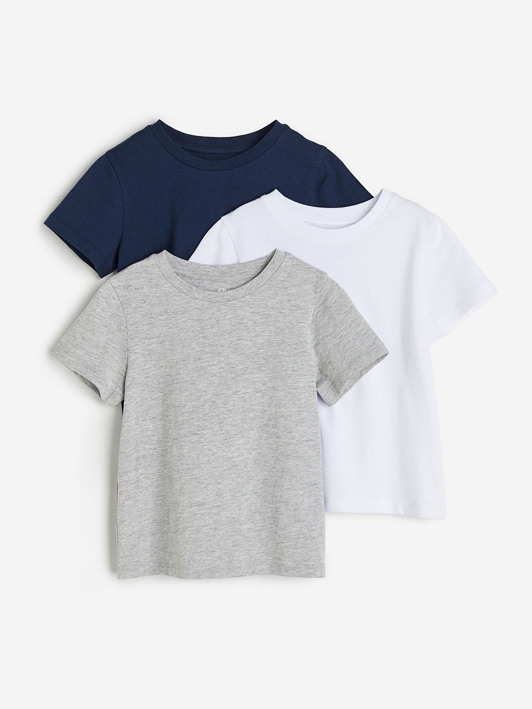 

H&M Boys 3-Pack T-shirts, Blue