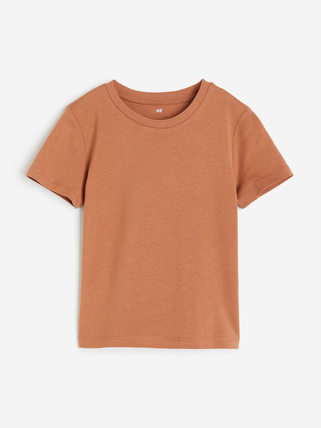 

H&M Boys Pure Cotton T-shirt, Brown