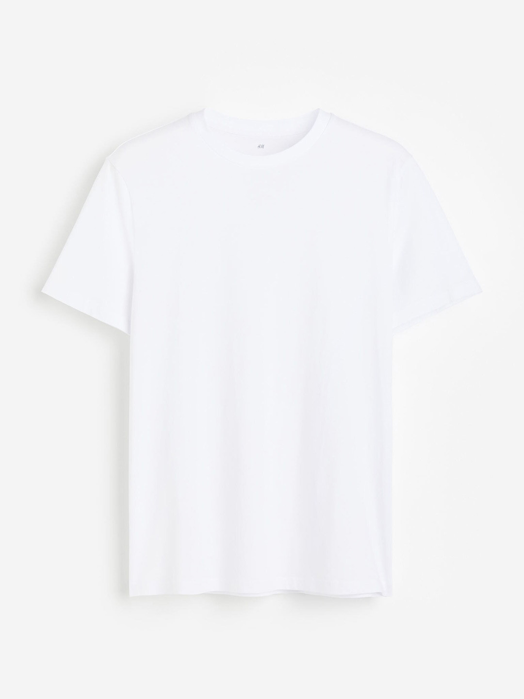 

H&M Men Pure Cotton 5-Pack Regular Fit T-shirts, White