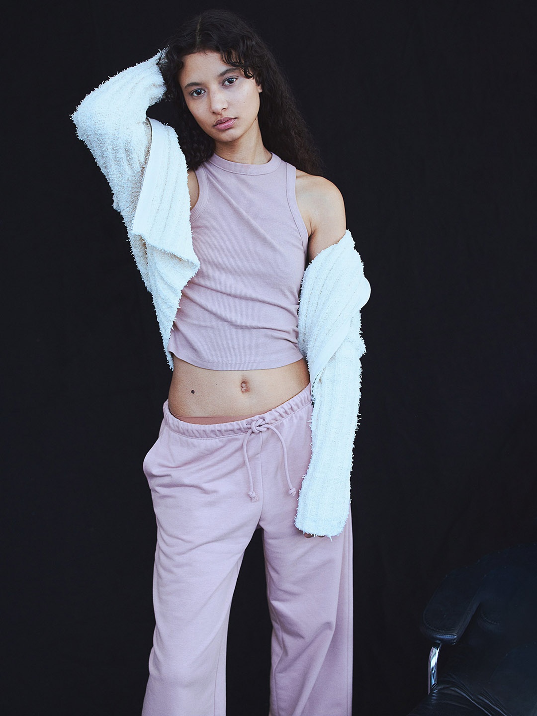 

H&M Women Ribbed Vest Top, Pink