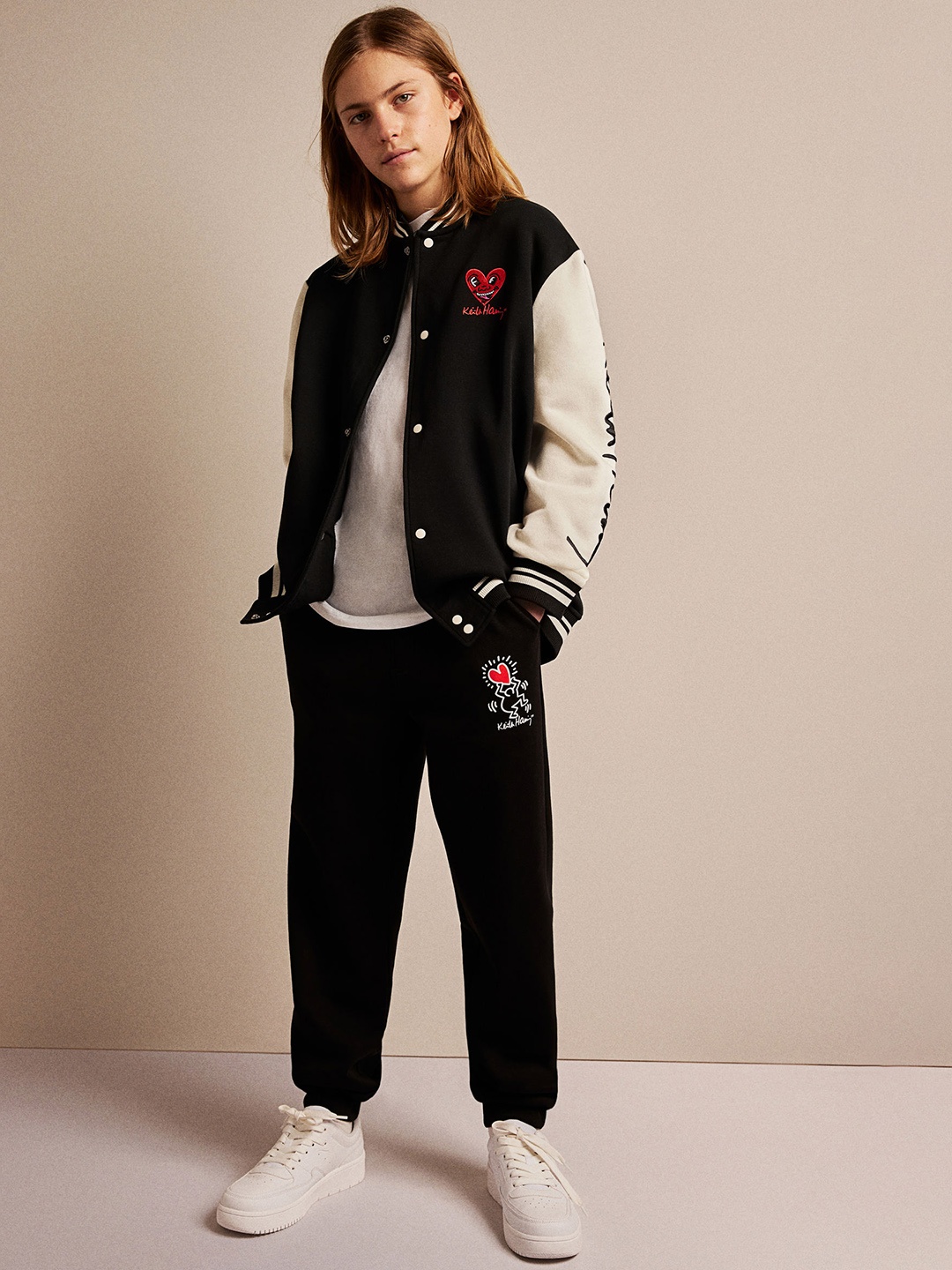 

H&M Girls Loose-Fit Joggers, Black