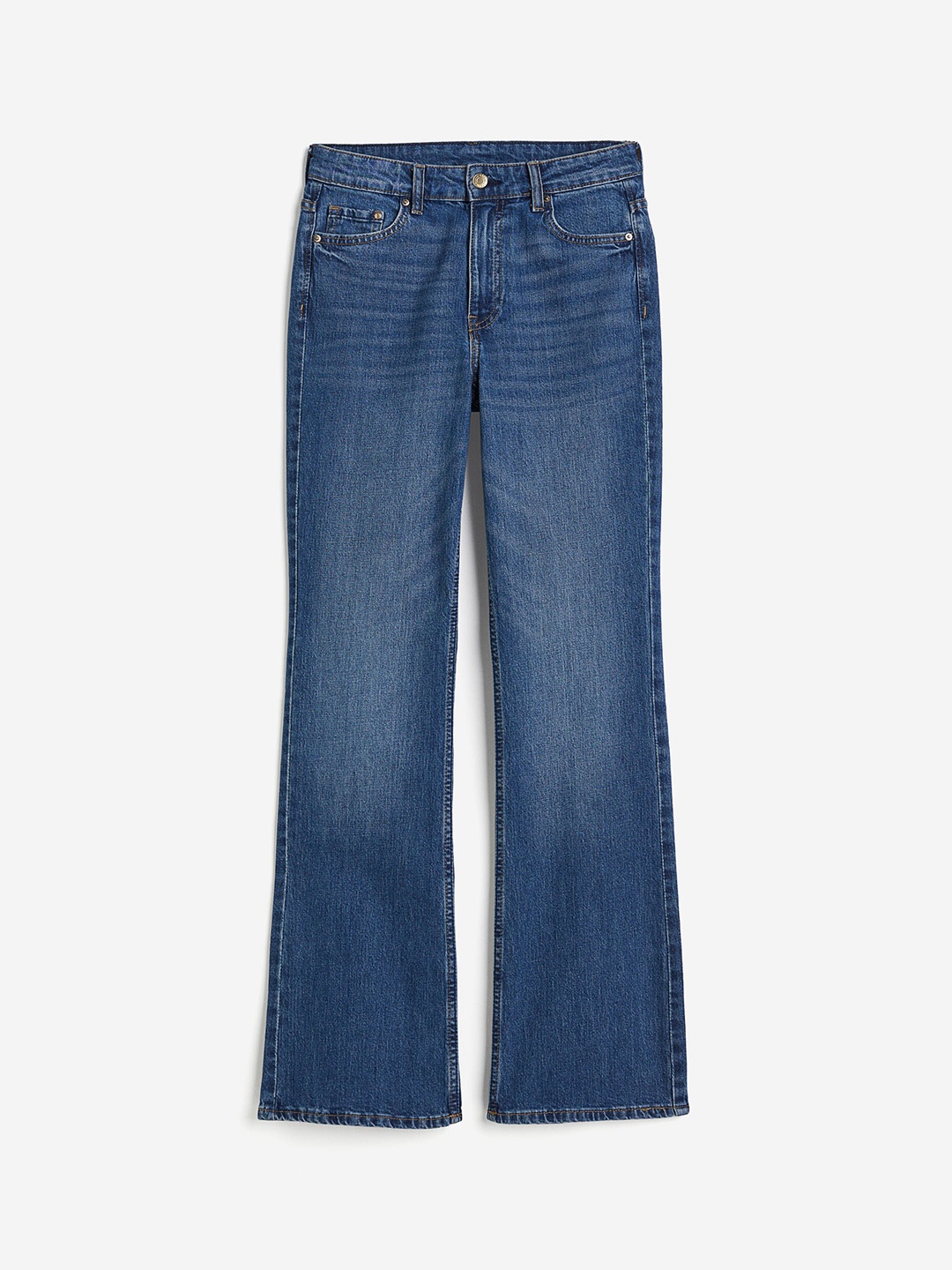 

H&M Women Bootcut High Jeans, Blue