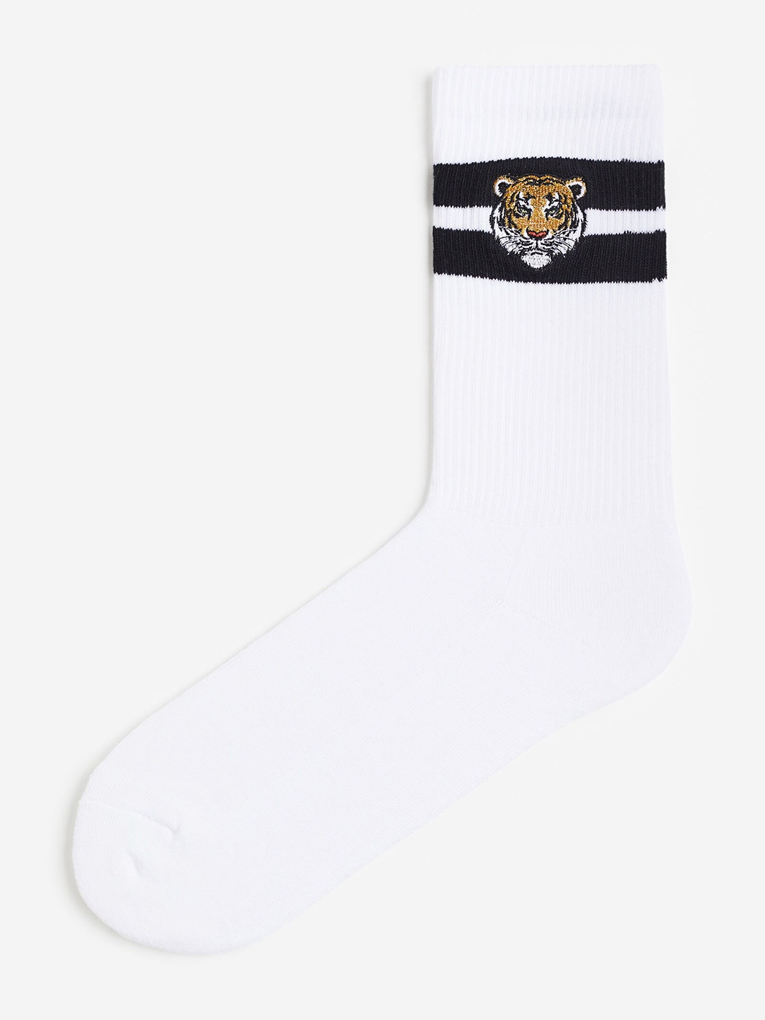 

H&M Men =Calf Length Socks, White