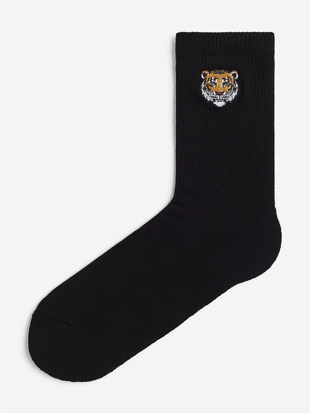 

H&M Men Calf Length Socks, Black