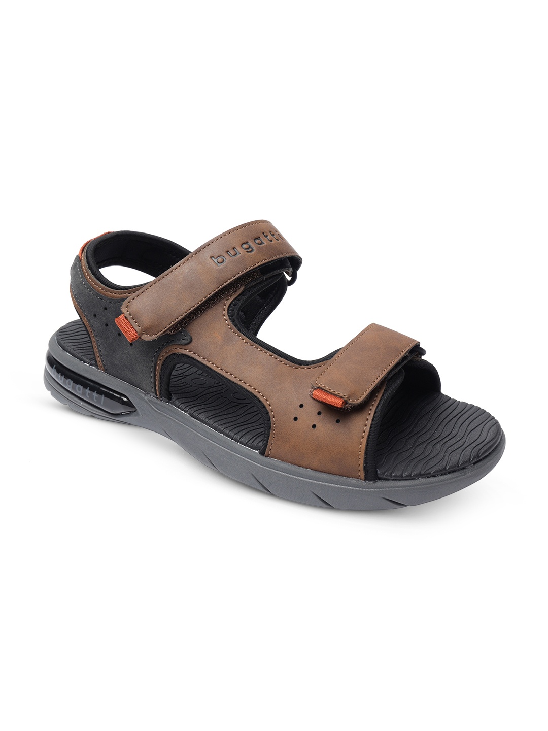 

Bugatti Socotra Velcro Comfort Sandals, Brown