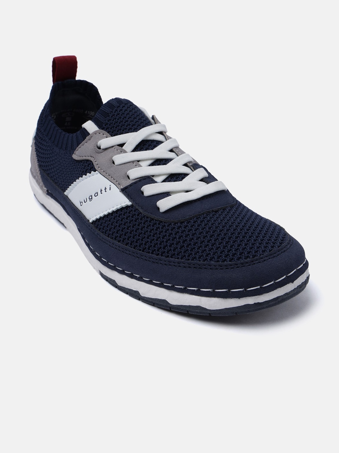 

Bugatti Vanadium Men Textured Lace Up Sneakers, Blue