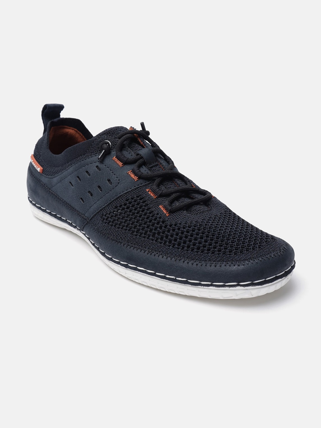

Bugatti Bimini Men Textured Lace Up Sneakers, Blue