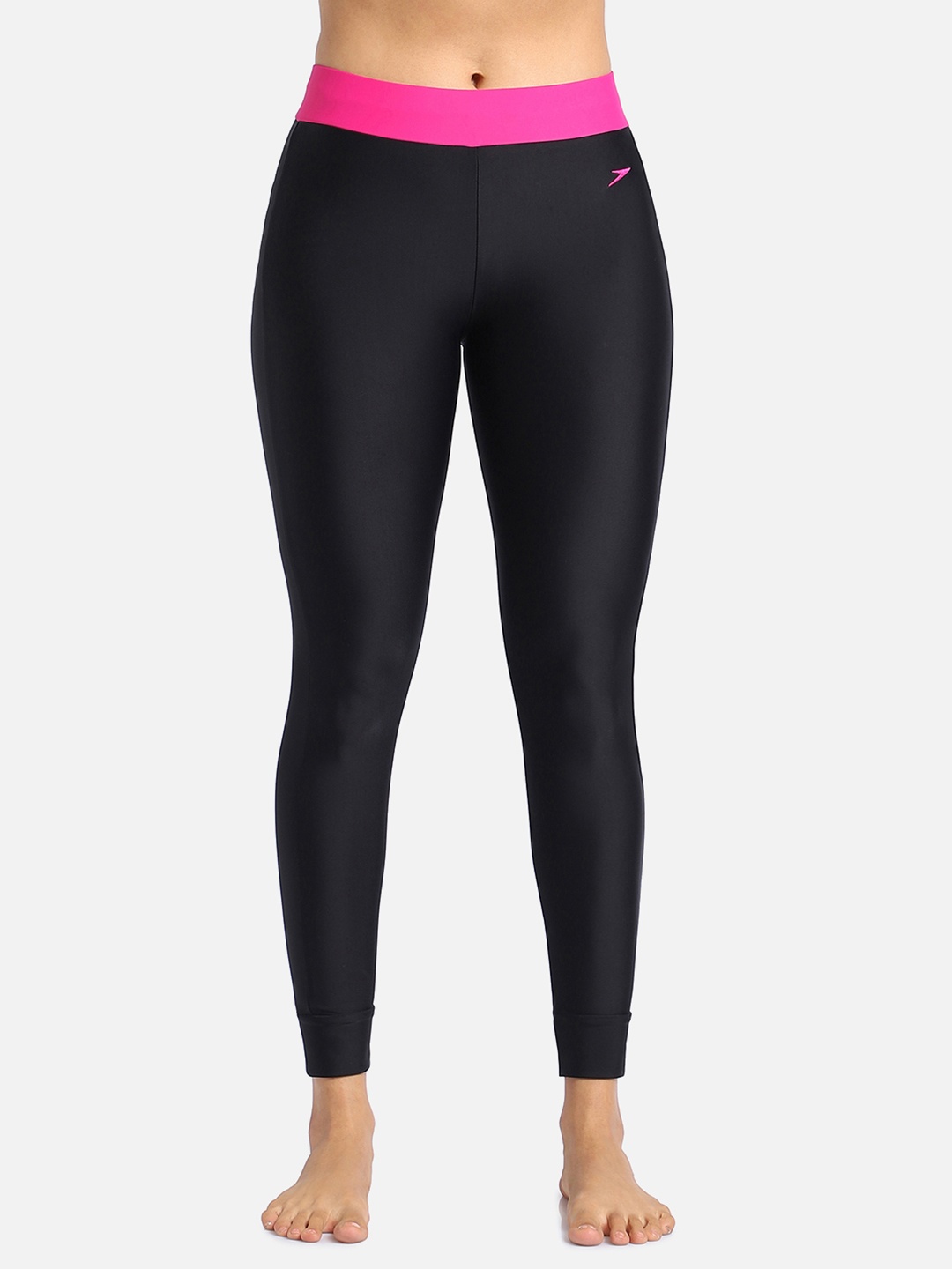 

Speedo Women Mid-Rise Swim Shorts, Black