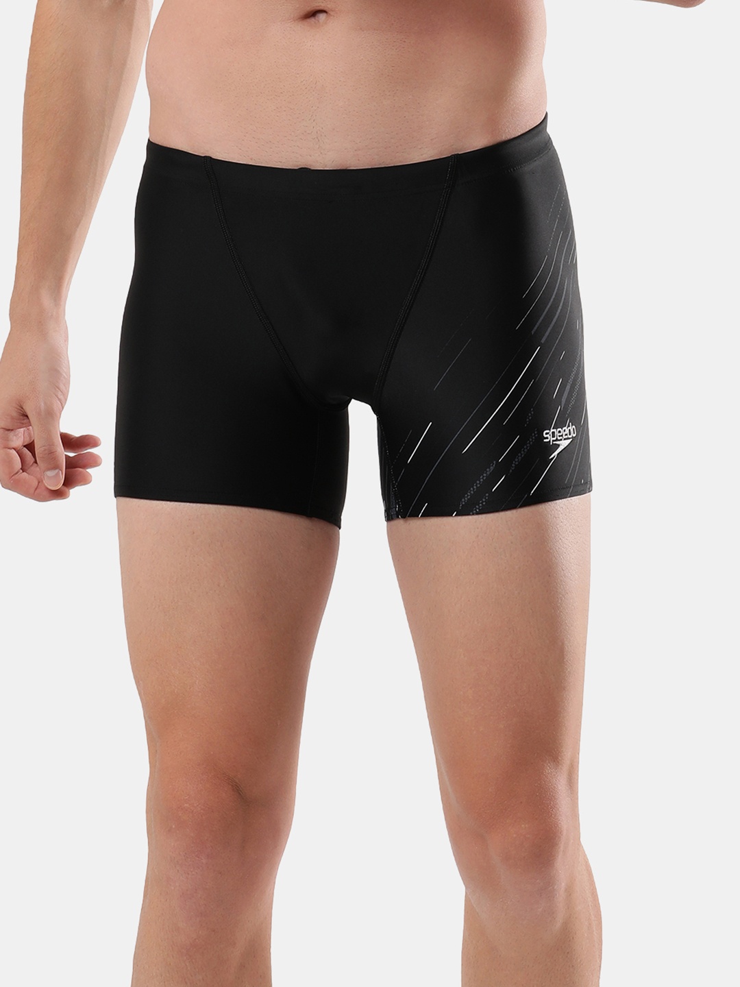 

Speedo Men Slim Fit Swim Shorts, Black