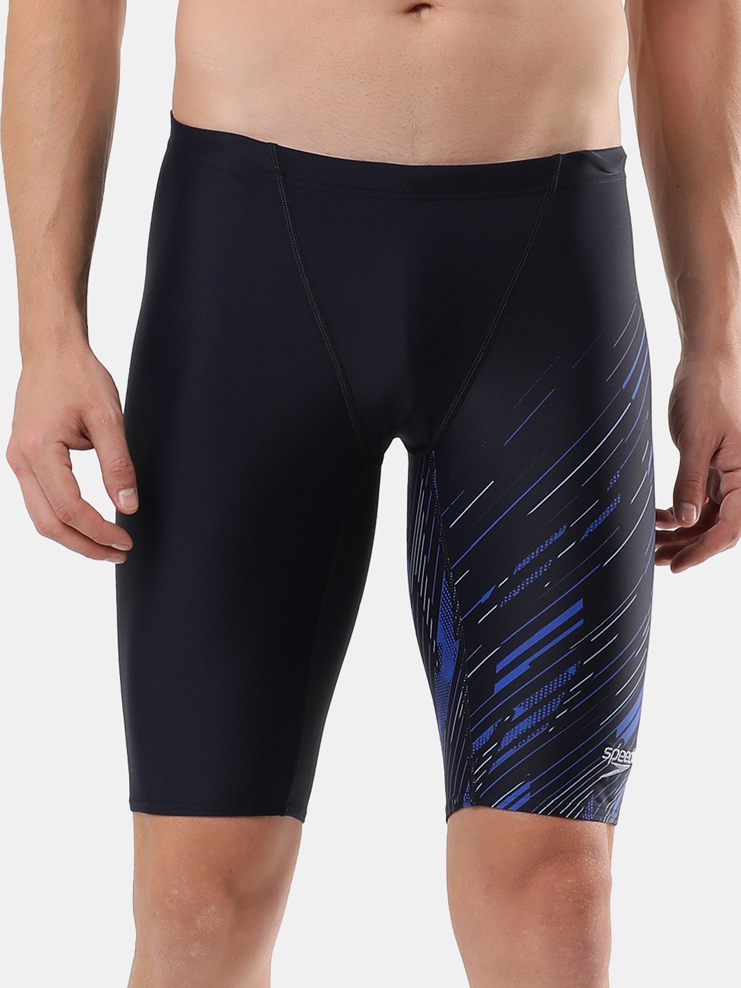 

Speedo Men Endurance 10 Hyperboom V Cut Jammer, Navy blue