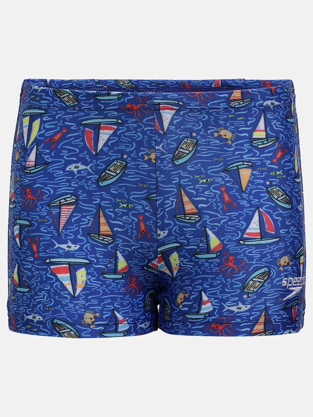 

Speedo Boys Printed Swim Shorts, Blue