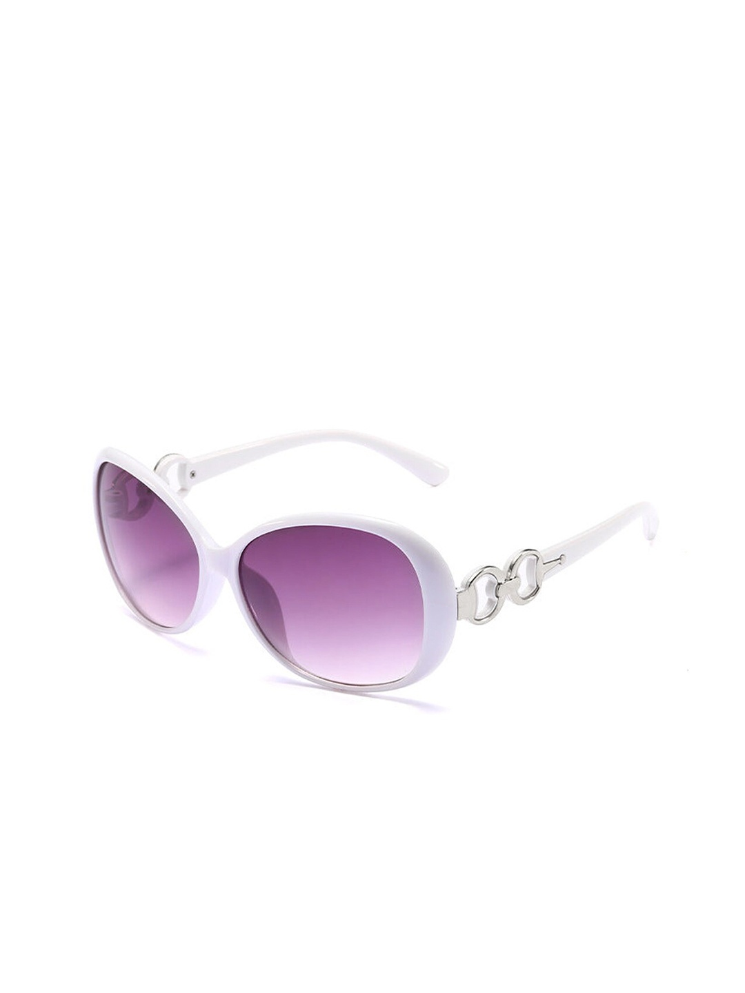 

SYGA Women Rectangle Sunglasses with UV Protected Lens GL-225-White, Purple