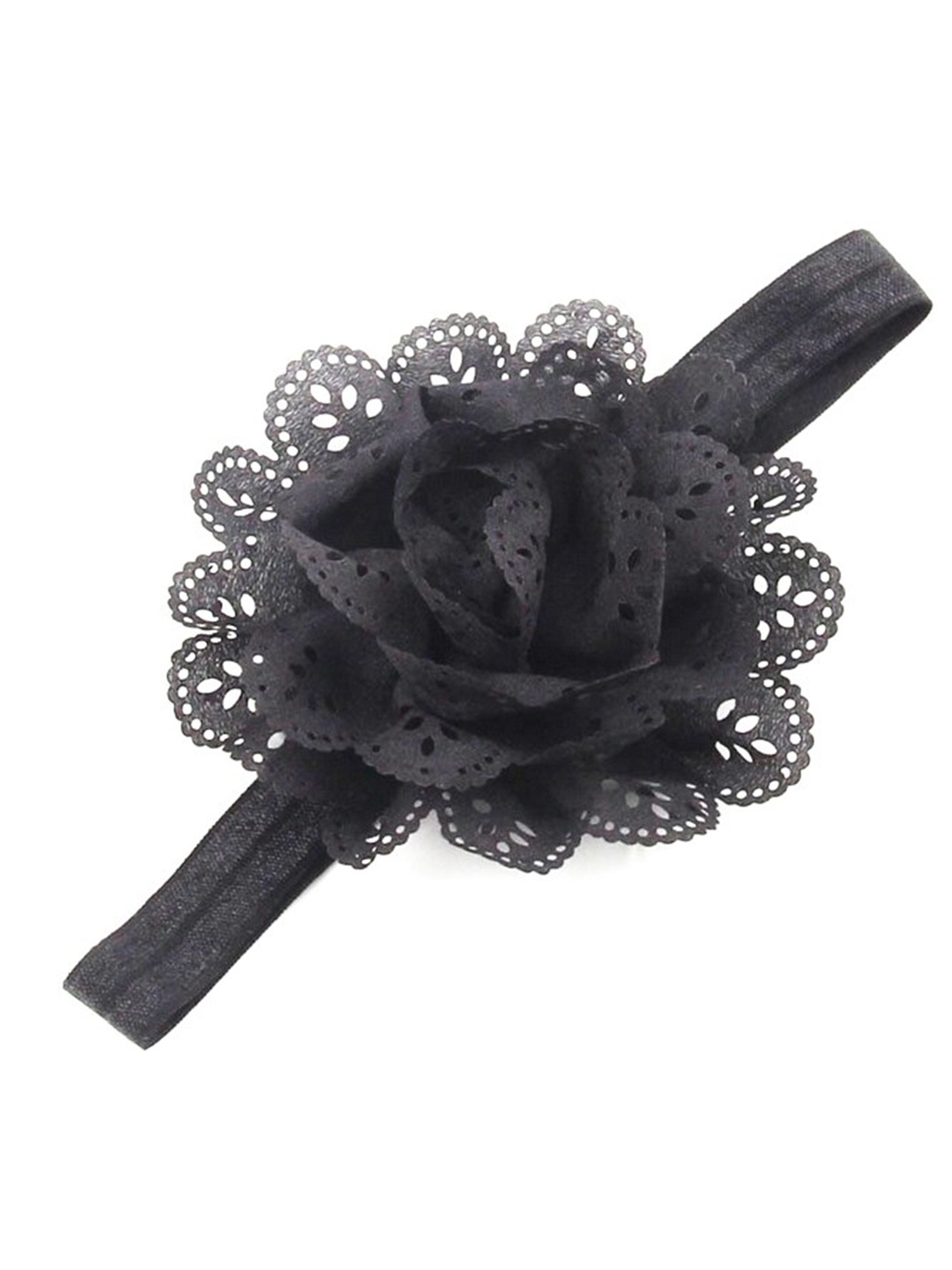 

BAESD Girls Flower Eyelet Lace Hairband, Black