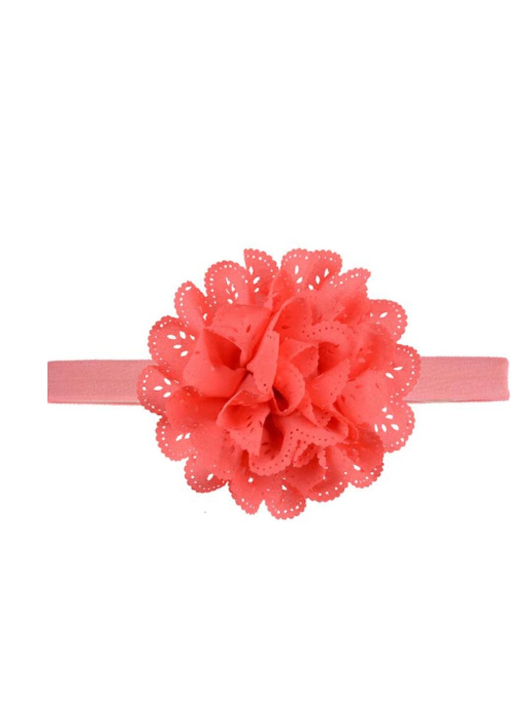 

BAESD Girls Flower Eyelet Lace Hairband, Peach