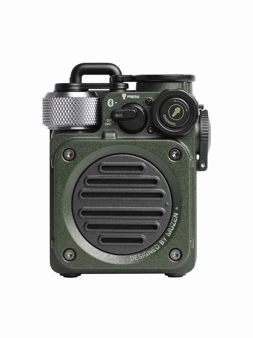 

Muzen Wild Mini Portable Rugged Waterproof Wireless Bluetooth Speaker, Green