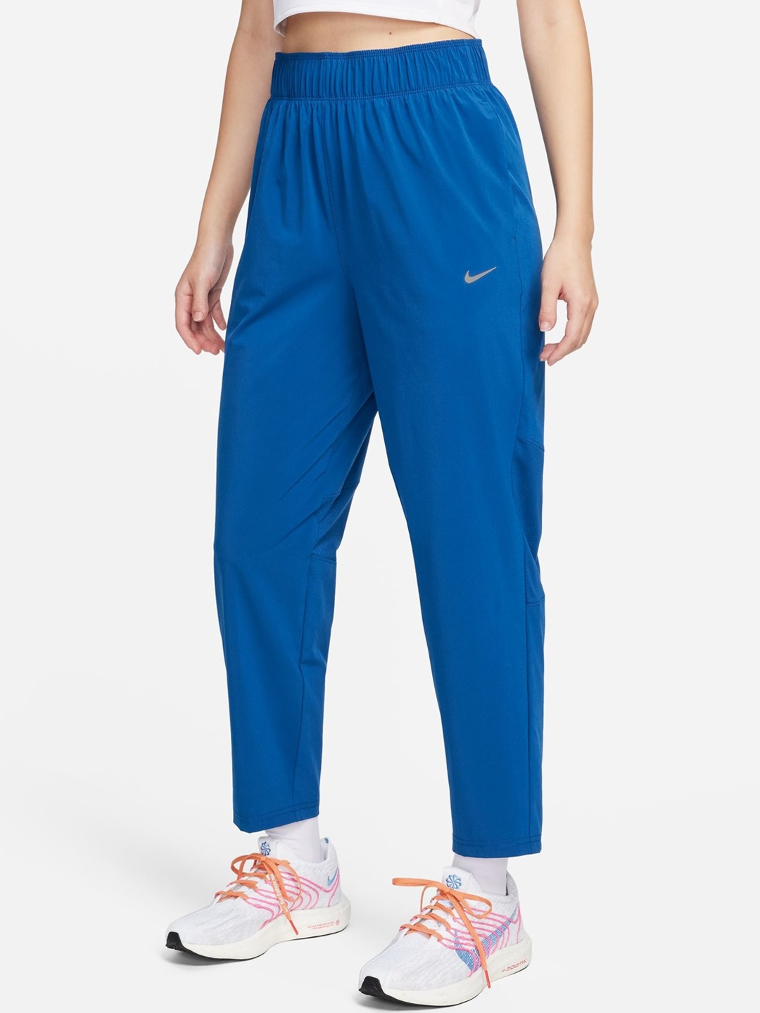 

Nike Dri-FIT Fast Women Mid-Rise 7/8 Running Track Pants, Blue
