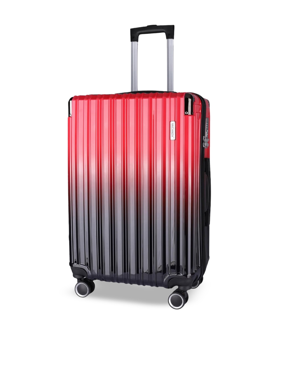 

3G Colourblocked Hard Sided Cabin Trolly Bag, Black
