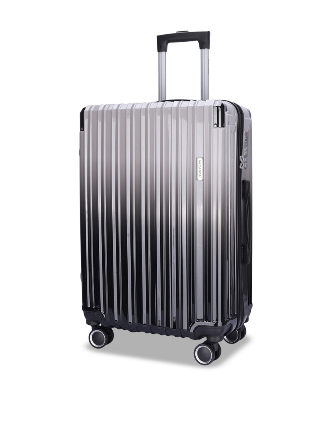 

3G Textured Hard-Sided Medium Trolley Suitcase, Black