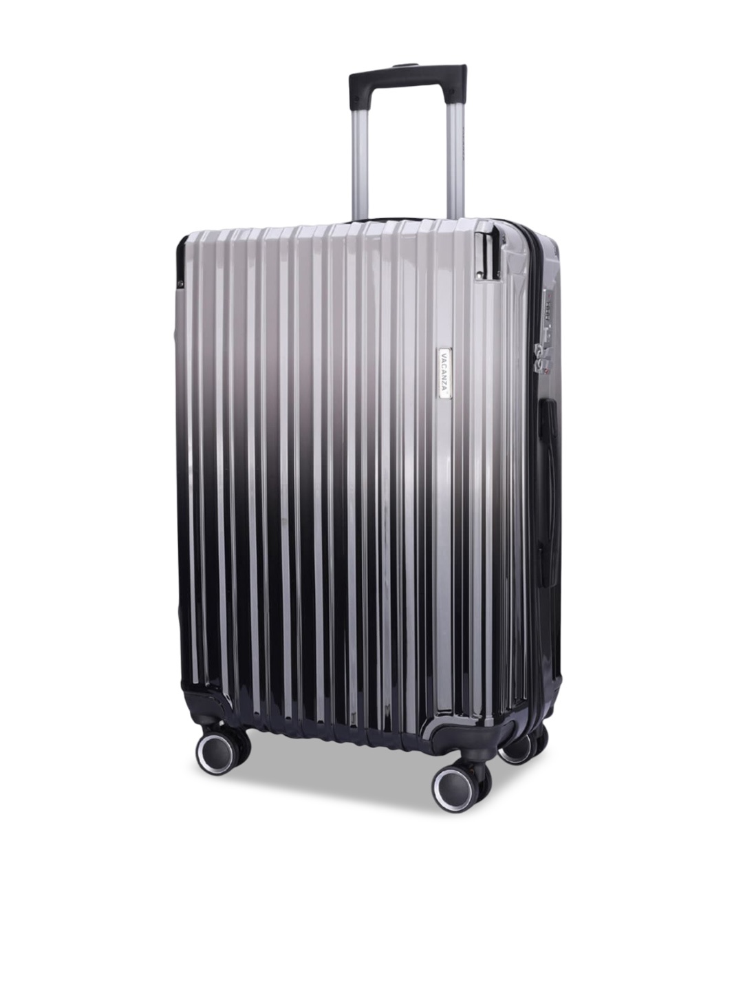 

3G Textured Medium & Cabin Hard Sided Trolly Bags, Black