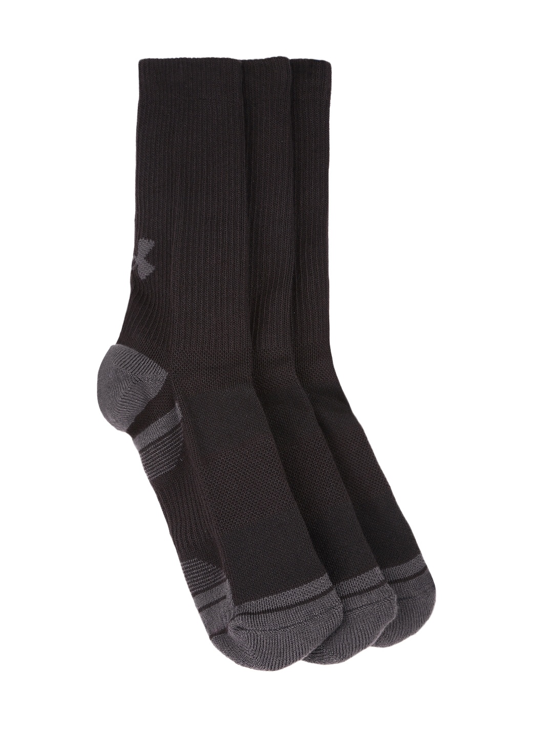 

UNDER ARMOUR Unisex Set of 3 Performance Tech Calf Length Socks, Black